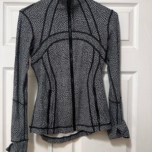 lululemon athletica Black and White Button Down Sweater